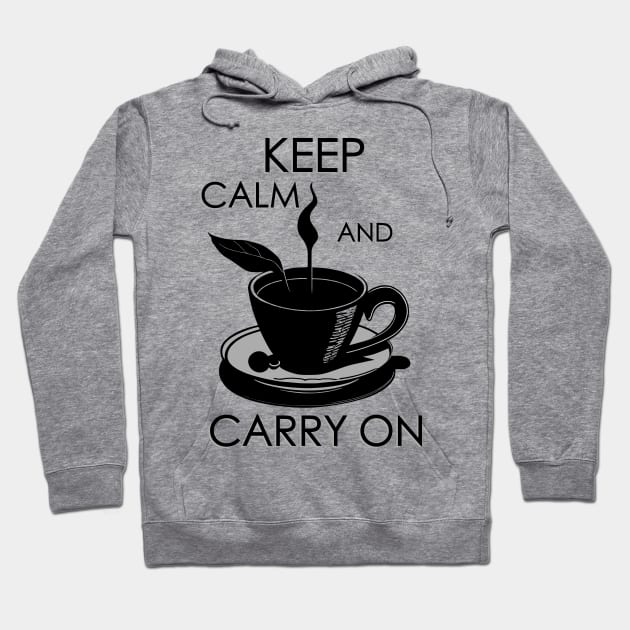 keep calm and carry on Hoodie by Javisolarte